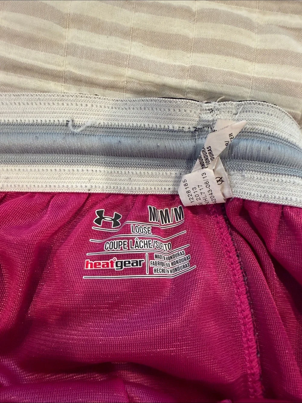 Under Armour Black & Hot Pink Women's Athletic Shorts